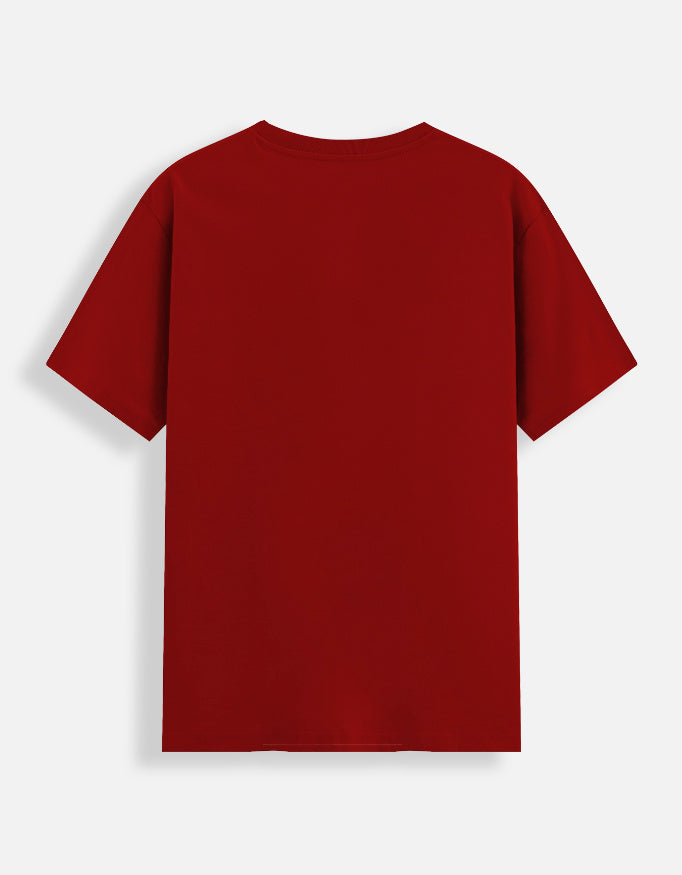 Red — The Seldinger Sequence interventional radiology t-shirt, back view