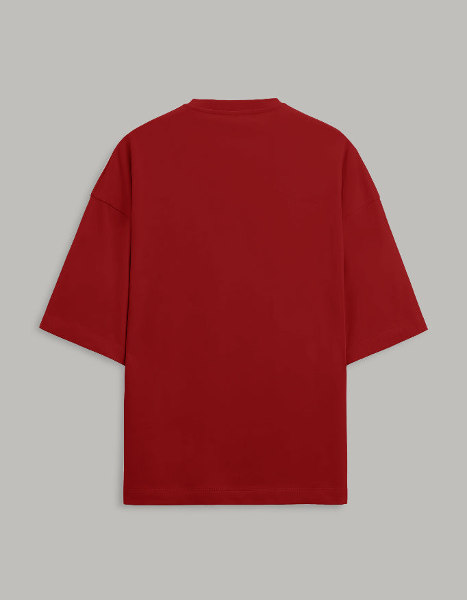 Red — Axial Thinking radiology T-shirt, back