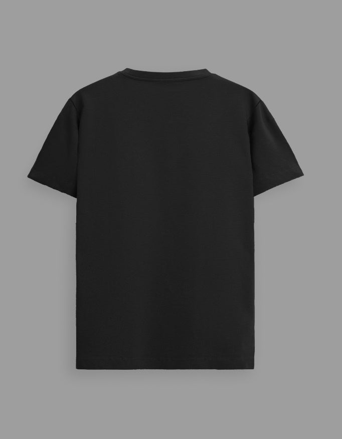 Black — I Wear Lead radiology t-shirt, back view