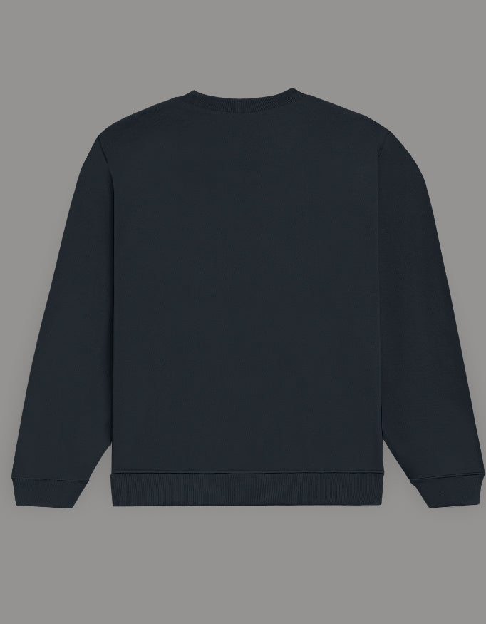 Navy Blue — Aortic Arch anatomy sweatshirt, back