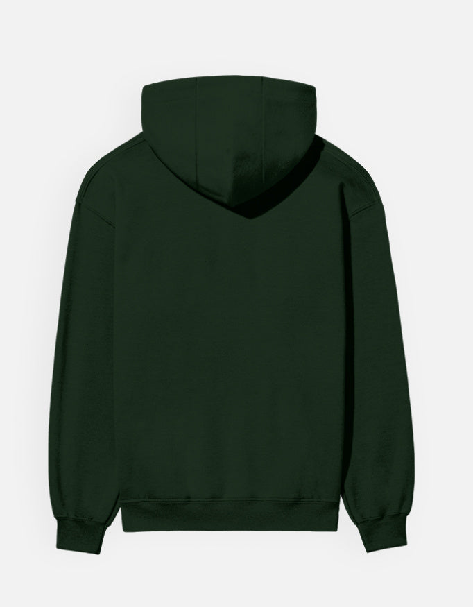 Bottle Green — Department of Radiology 1895 hoodie, back