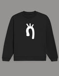 Black — Aortic Arch anatomy sweatshirt, front