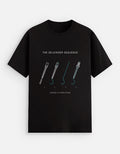 Black — The Seldinger Sequence interventional radiology t-shirt, front view