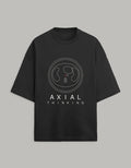 Black — Axial Thinking radiology T-shirt, front