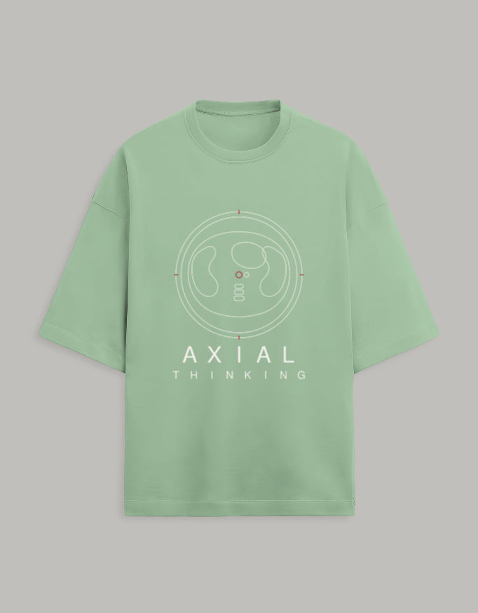 Jade — Axial Thinking radiology T-shirt, front