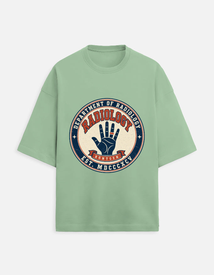 Jade — Department of Radiology 1895 vintage T-shirt, front