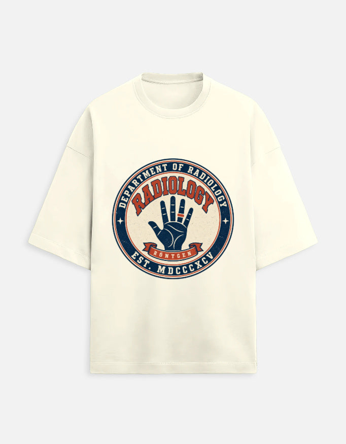 Off White — Department of Radiology 1895 vintage T-shirt, front